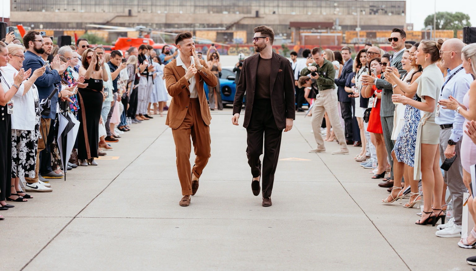 Luxury fashion runway experience